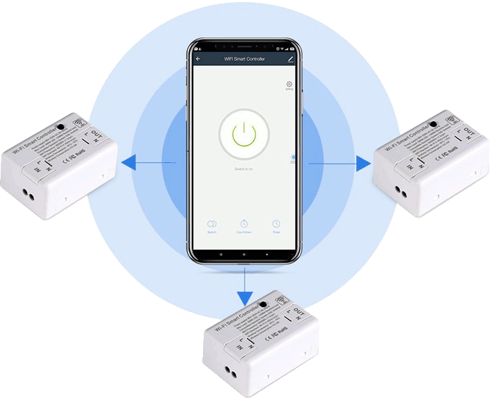 Mini diaľkový WiFi prijímač - ovládaný na diaľku