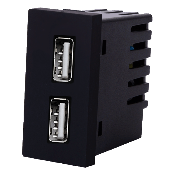 USB zásuvka (2x USB A) - Polovičná