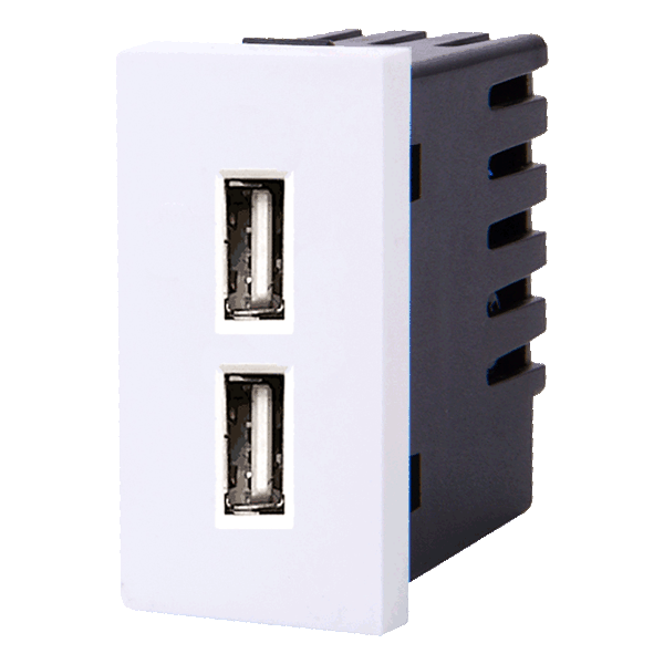 USB zásuvka (2x USB A) - Polovičná